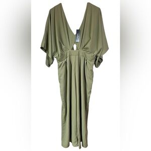 NWT Lulu’s Women’s Olive Green Romper Jumpsuit (Size XL) NEW | PI4964